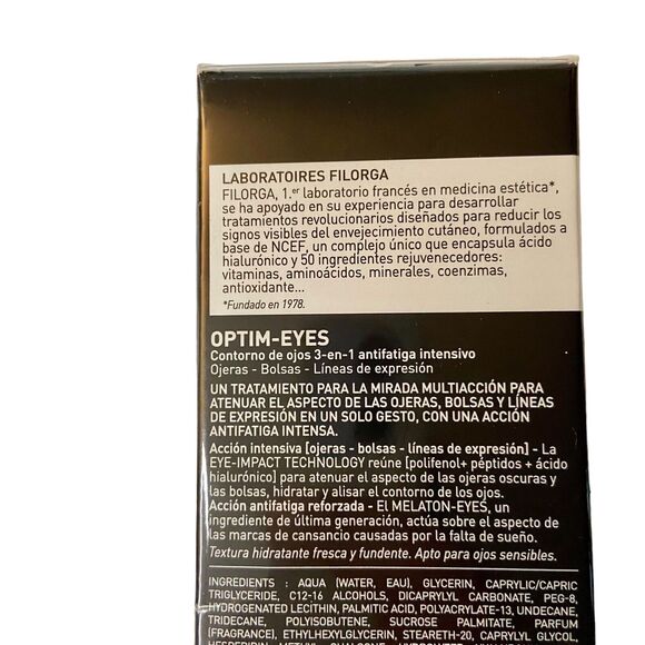 NEW Filorga Optim-Eyes Eye Contour .5oz Anti-aging Eye Cream Dark Circles Sealed - Picture 6 of 9